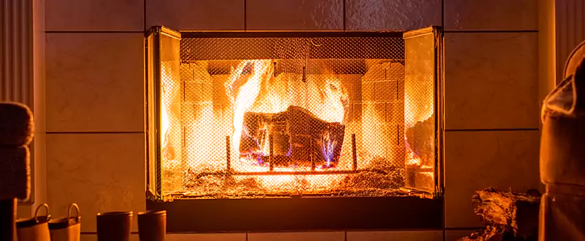 Mendota Hearth Landscape Fireplace Installation in Wildomar, California