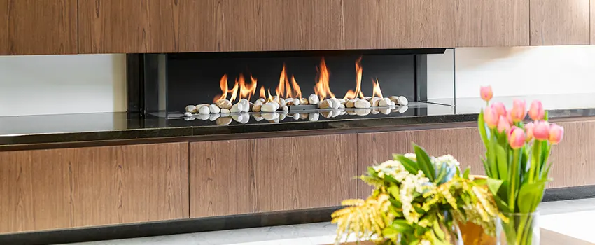 Double-height Fireplace Design Refurbishment in Wildomar, California