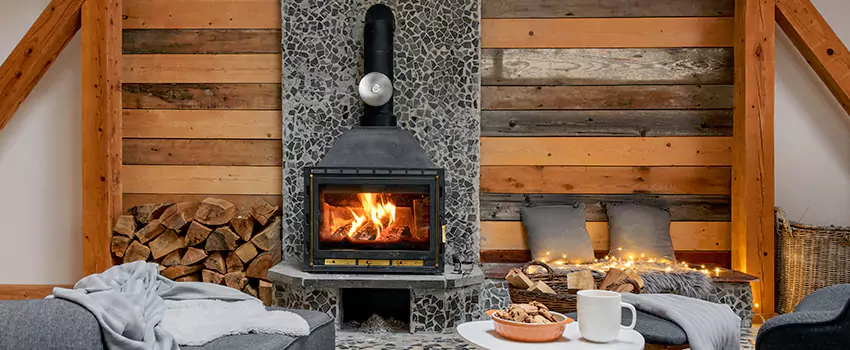 Thelin Hearth Products Direct Vent Gas Stove Fireplace Inspection in Wildomar, California